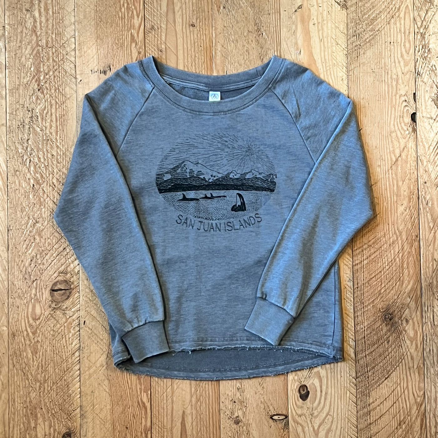 Mt. Baker - Womens Burnout Crew Sweatshirt (Nickel)