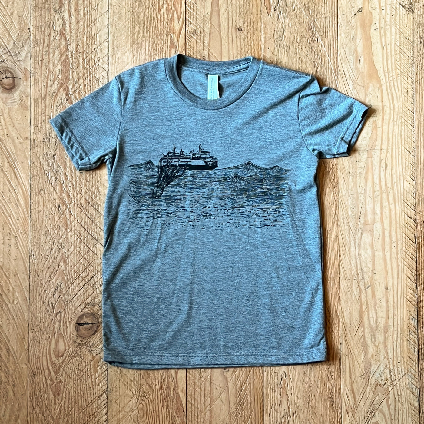 Kraken - Youth Triblend T-Shirt (Grey)