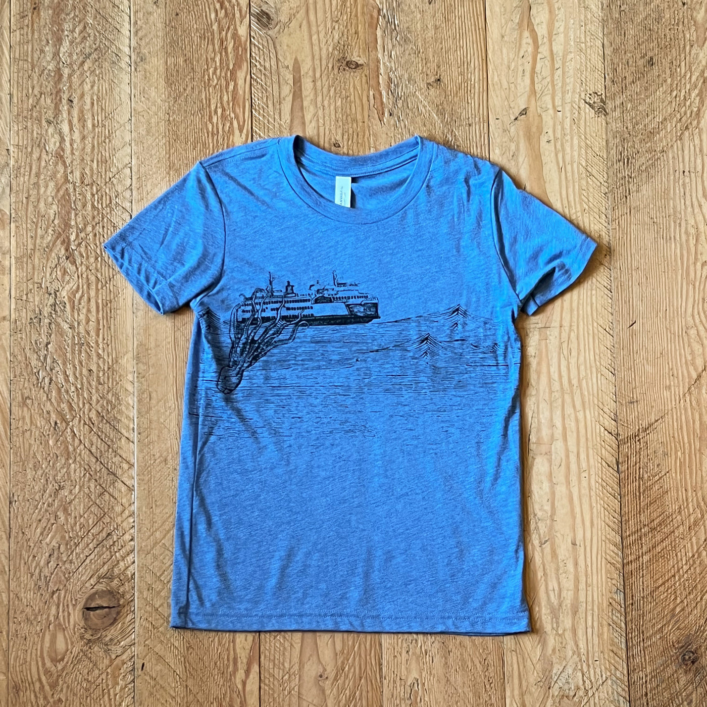 Kraken - Youth Triblend T-shirt (Blue)