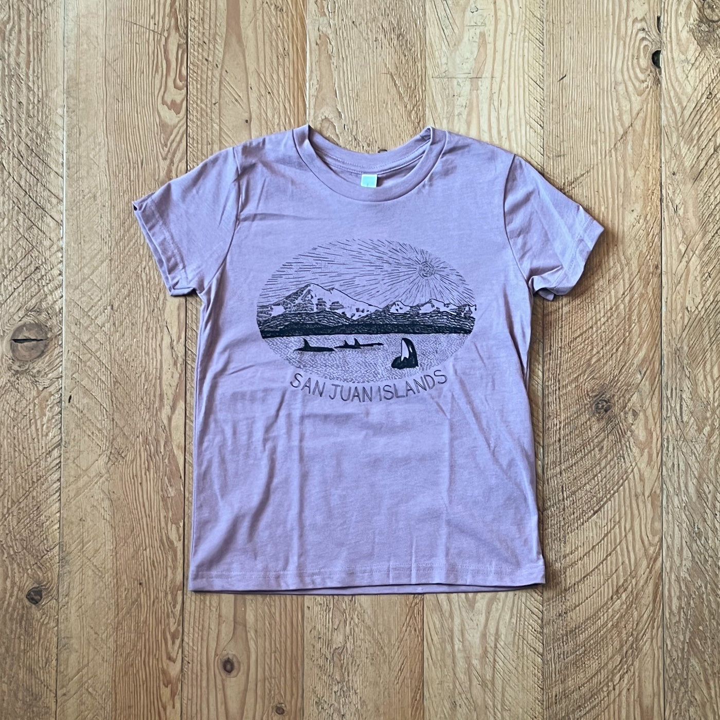 Mt. Baker - Youth Jersey T-shirt (Heather Orchid)