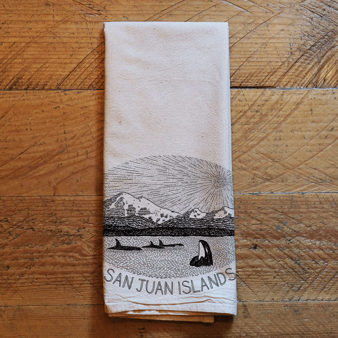 Mt. Baker - Natural Tea Towel