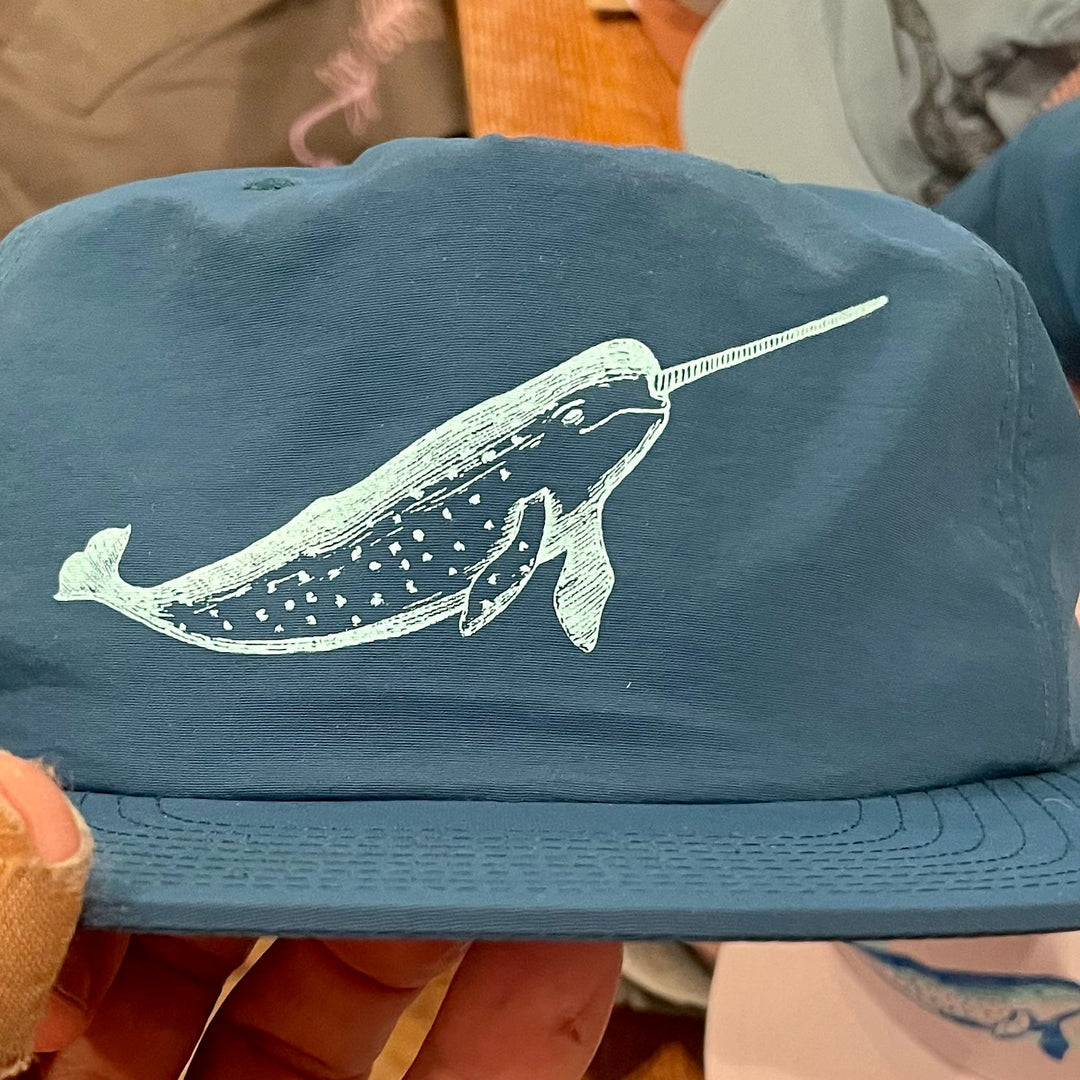 Narwhal - Nylon Surf Hat (Atlantic) Hat Print Station (Hats) 