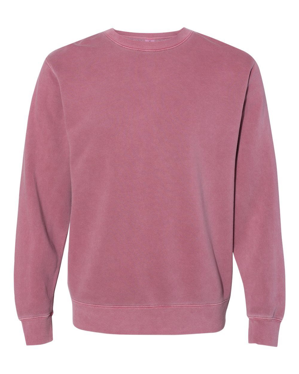 Unisex Pigment-Dyed Crew Sweatshirt (Maroon) Sweatshirt S&S 