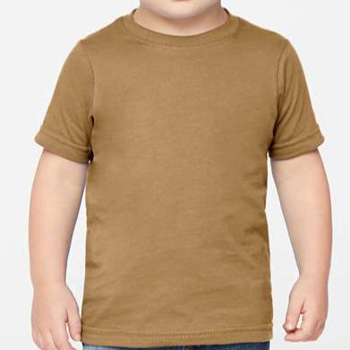 Toddler Triblend T-Shirt (Coyote Brown) Toddler_Blank Bella + Canvas (Toddler) 