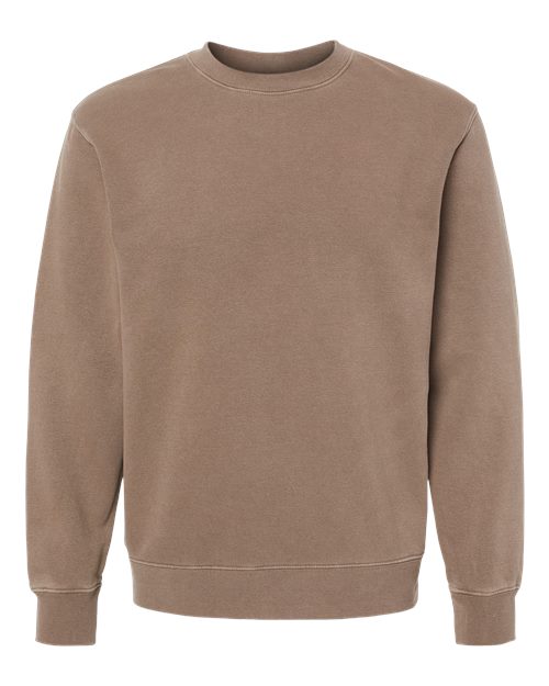 Unisex Pigment-Dyed Crew Sweatshirt (Clay) Unisex_Blank Independent Trading Co. 