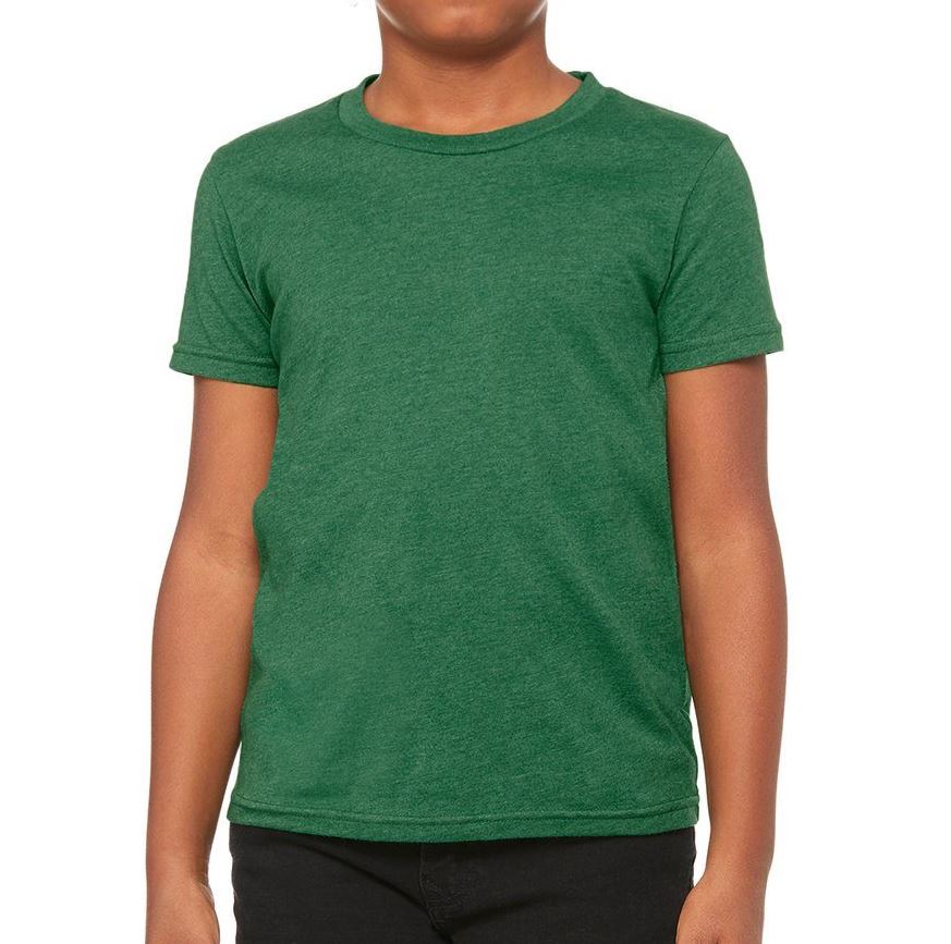 Youth Jersey T-shirt (Heather Grass Green) Youth AlphaBroder 