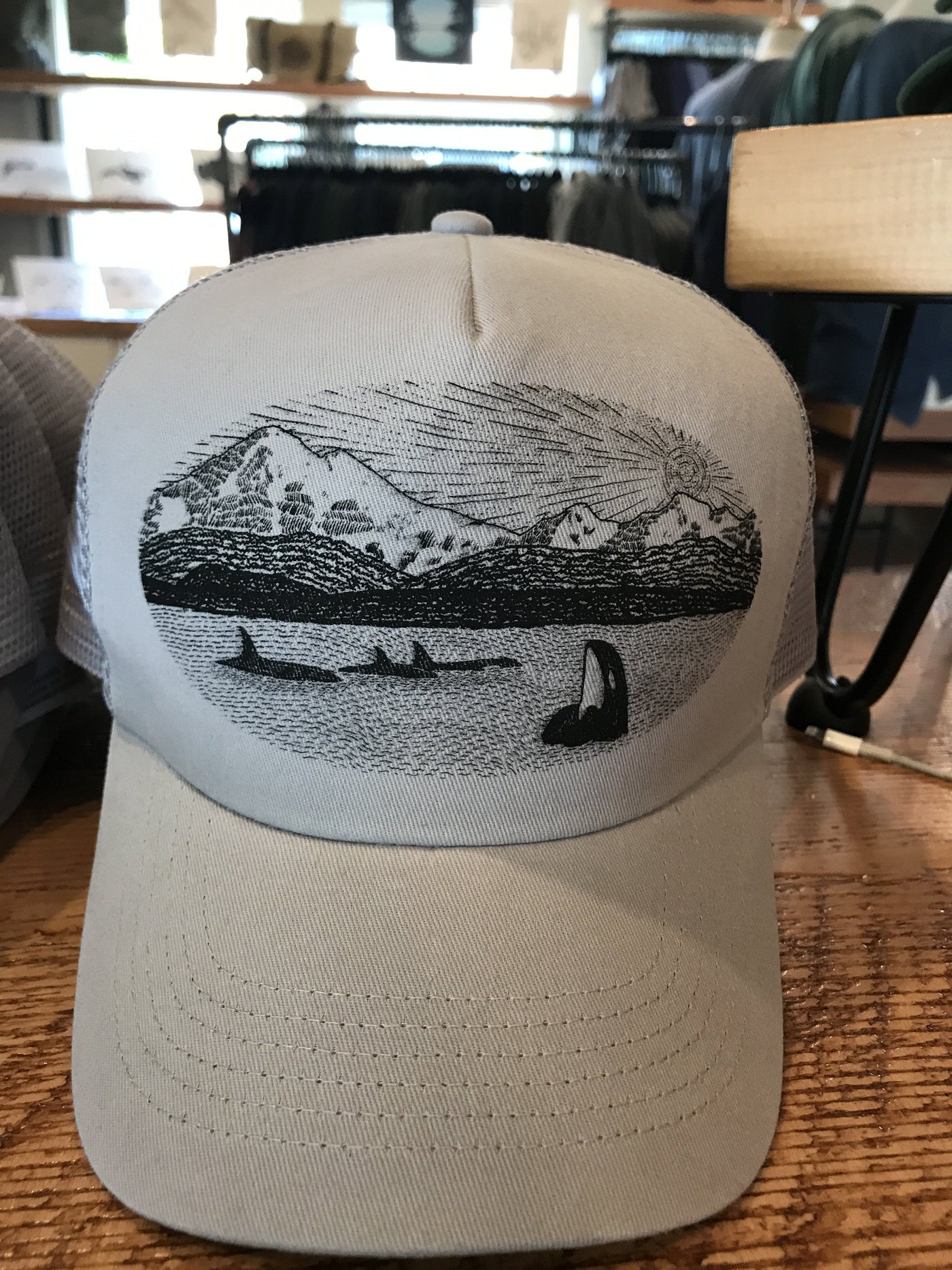 Mt. Baker - Trucker Hat (Lt. Grey) Hat Andrew 