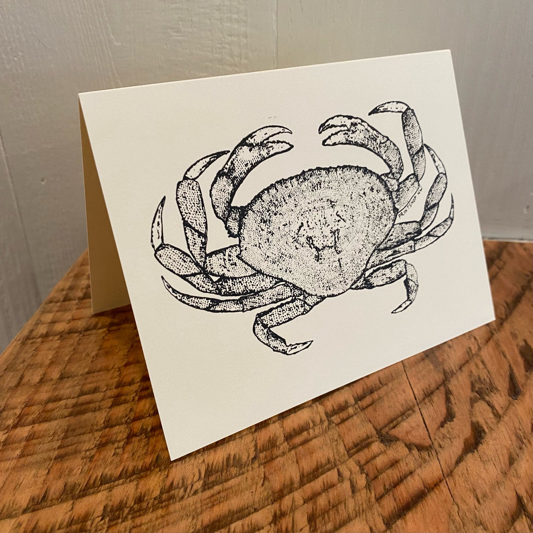 Crab - Notecard Card Printshop Northwest 