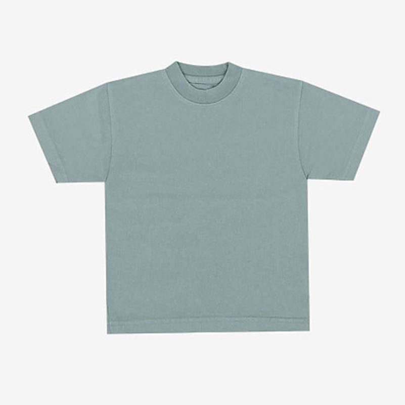 Youth Cotton Garment Dyed T-Shirt (Atlantic Green) Youth_Blank LA Apparel Blank 