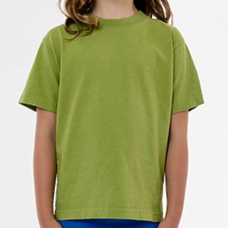 Toddler Cotton Garment Dyed T-Shirt (Celery Green) Toddler_Blank LA Apparel Blank 