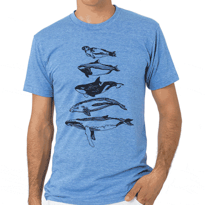 Unisex Triblend Track T-Shirt (Athletic Blue) Shirt AlphaBroder 