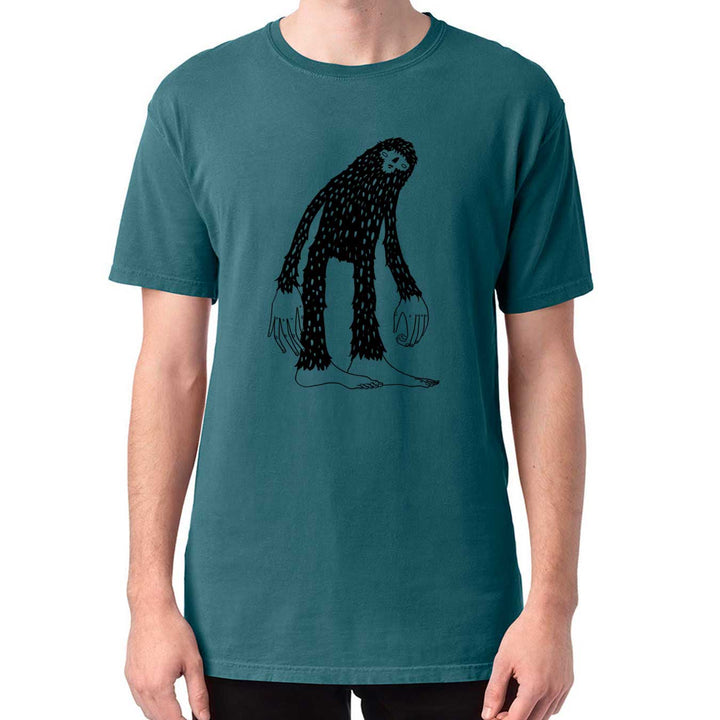 Bigfoot - Unisex Cotton Garment Dyed T-Shirt (Cactus) Unisex_Printed ComfortWash 