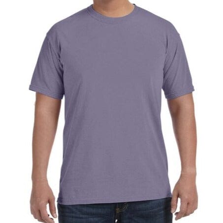 Unisex Cotton Garment Dyed T-Shirt (Wine) Unisex_Blank Comfort Colors Blank 