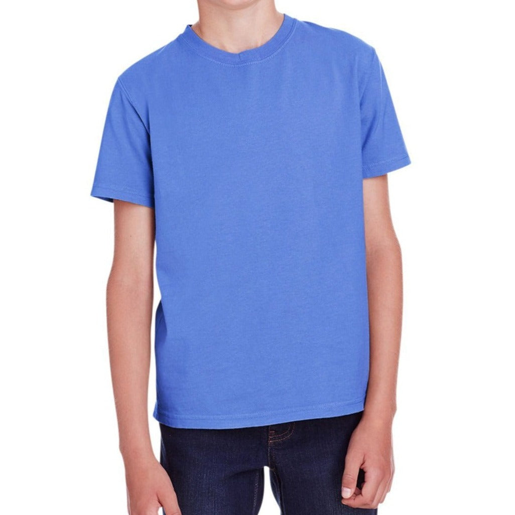 Youth Cotton Garment Dyed T-Shirt (DEEP FORTE) Shirt AlphaBroder 