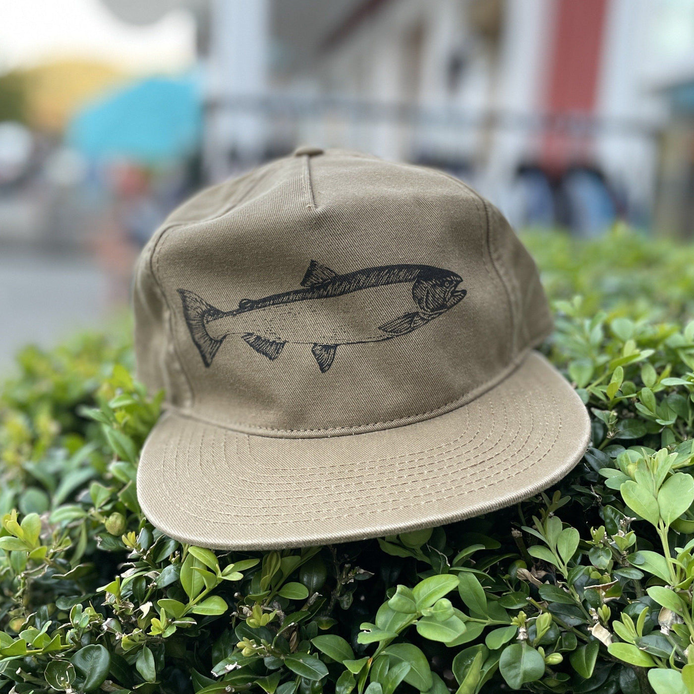 Cotton Hat - Salmon (Brown) Hat Printshop Northwest 