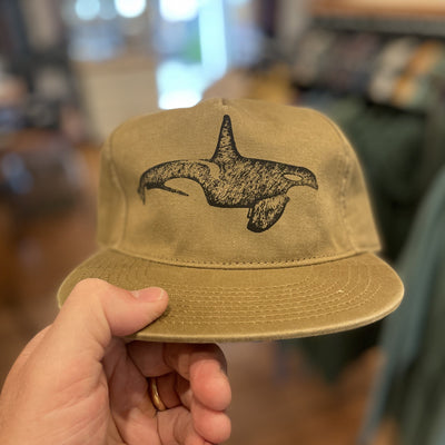Cotton Hat - Orca (Brown) Hat Printshop Northwest 