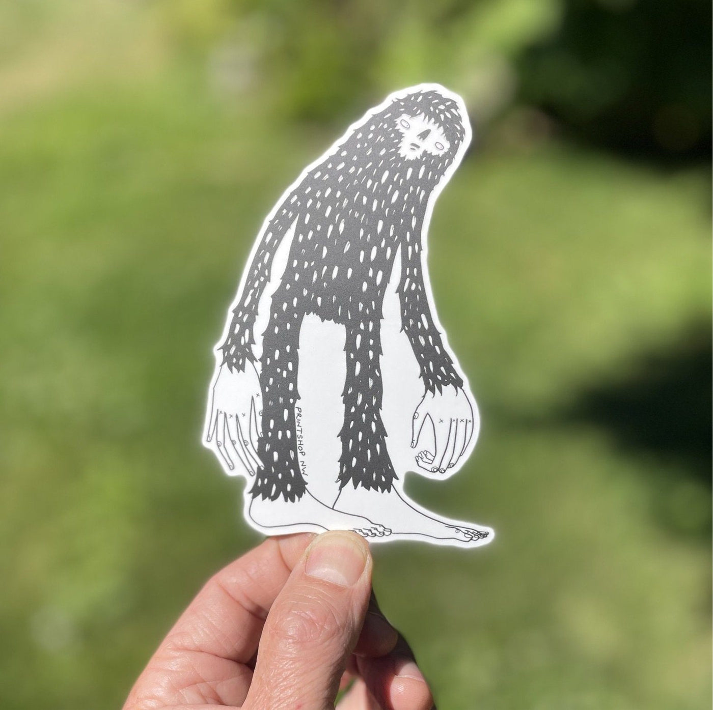 Sticker - Bigfoot Sticker Printshop Northwest 