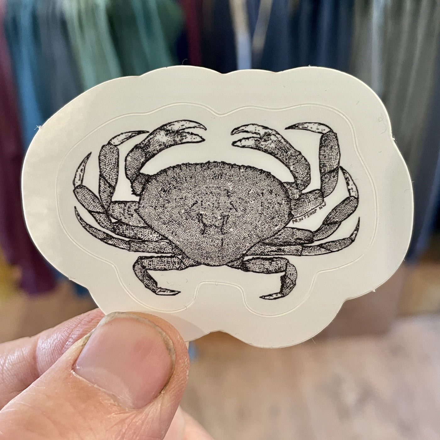 Sticker - Mini Crab Sticker Printshop Northwest 