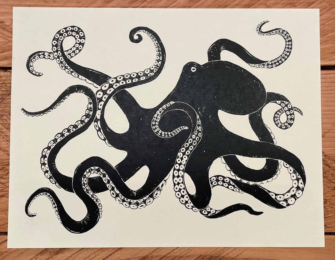 Giant Pacific Octopus Design Andrew 