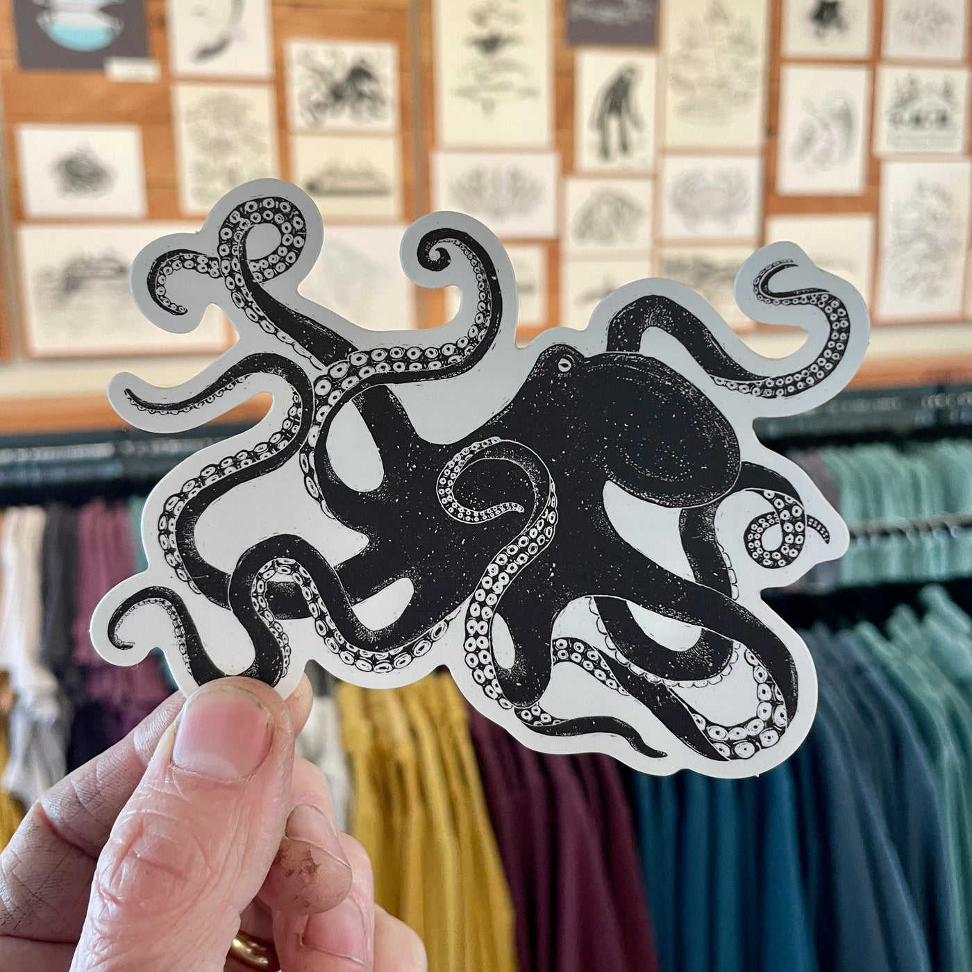 Octopus - Sticker Sticker Printshop Northwest 