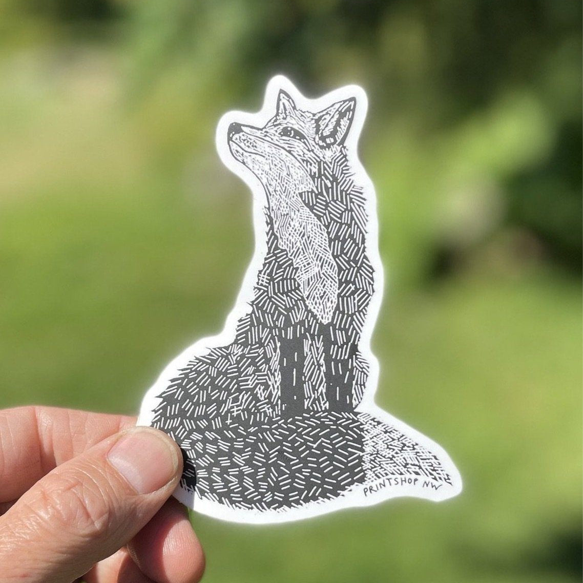 Fox - Sticker – Printshop Northwest