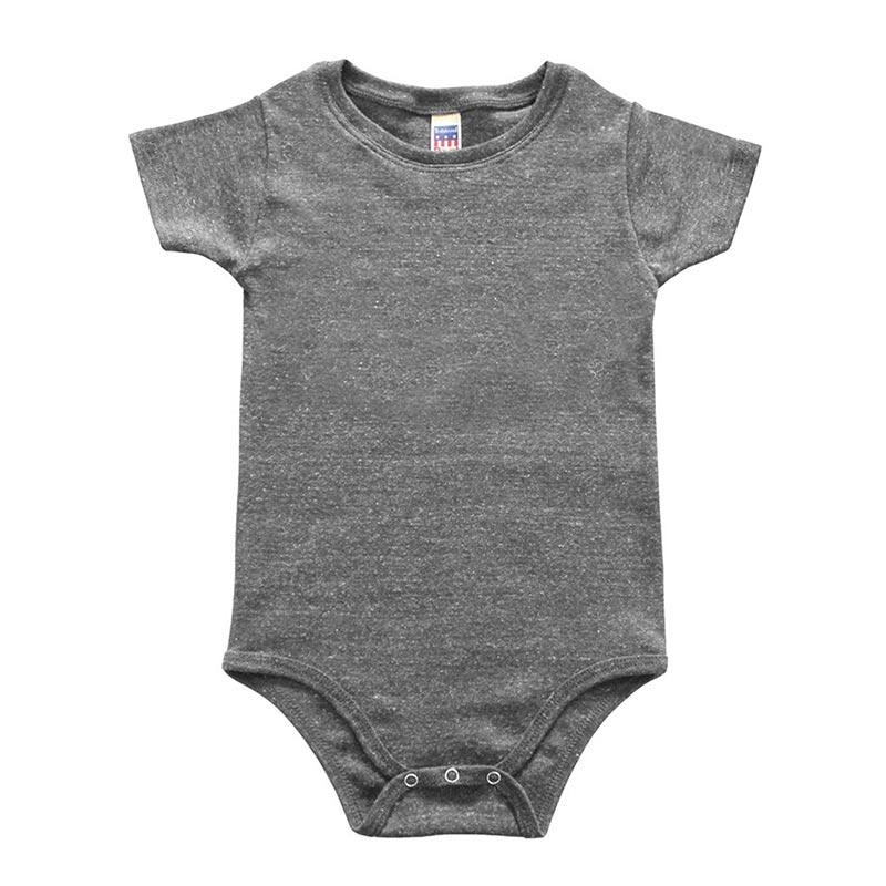 Custom printed - Infant triblend onesie (Vintage Grey) Onesie Royal 