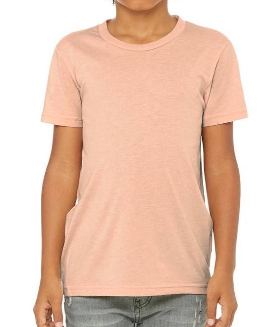Youth Triblend T-shirt (Peach) Youth AlphaBroder 