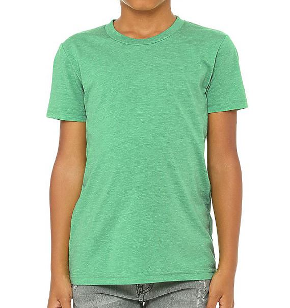 Youth Triblend T-shirt (Green) Youth AlphaBroder 