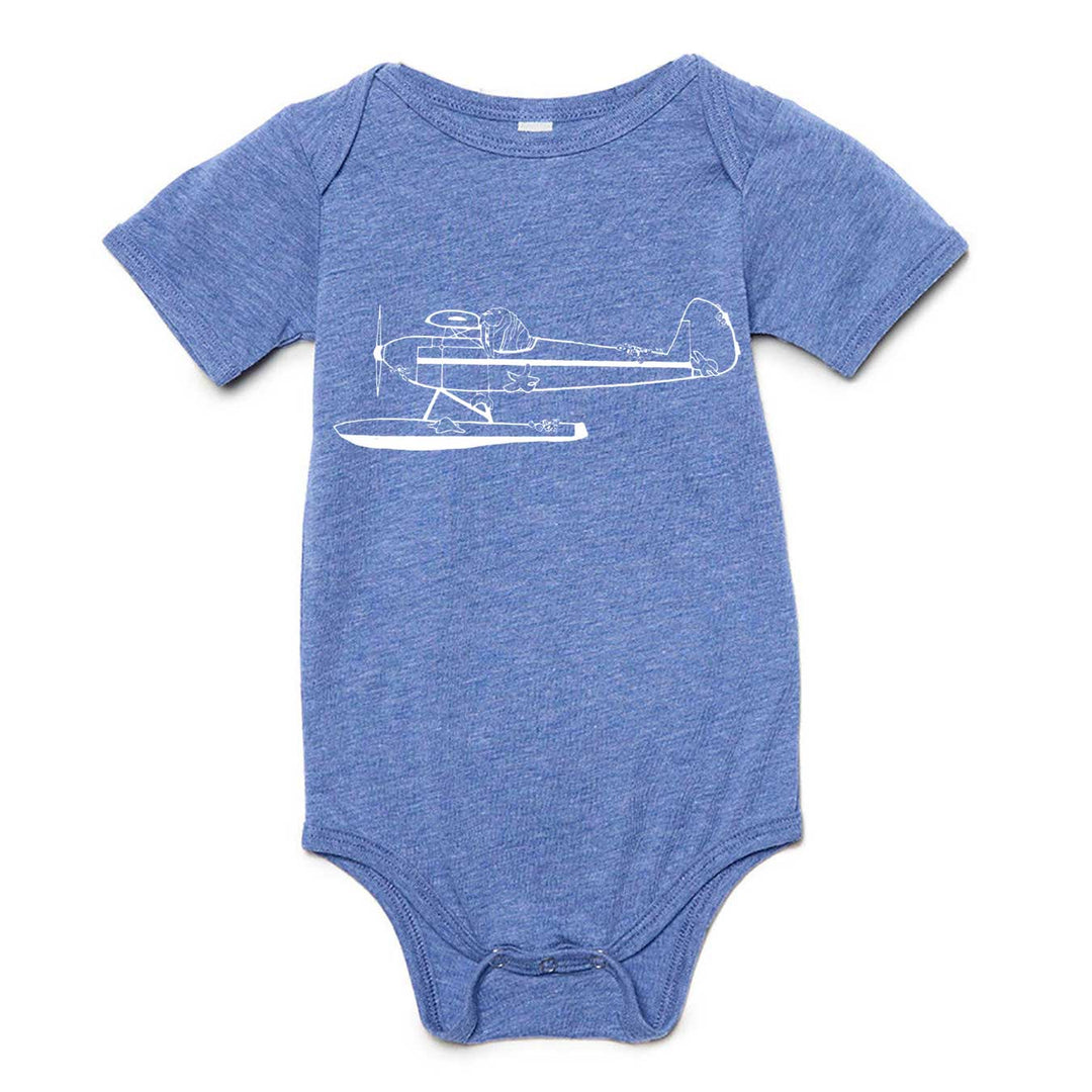 Flying Walrus - Infant Triblend Onesie (Blue) Infant_Printed Bella + Canvas 